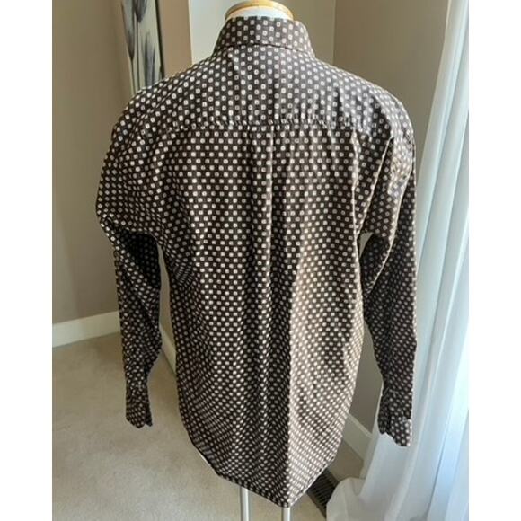 Men's Cinch Outdoors brown button down shirt size Large - Picture 4 of 7